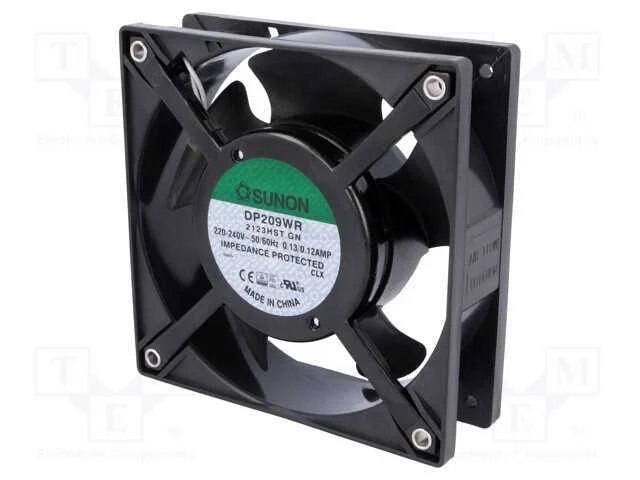 Ventilador: Ac, Transversal, 230vac, 120x120x38mm, 125m3/H(+10%)