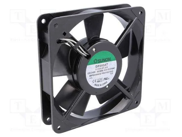 Ventilador: Ac, Transversal, 230vac, 120x120x25mm, 78,15m3/H