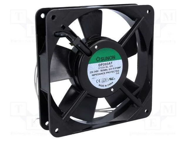 Ventilador: Ac, Transversal, 230vac, 120x120x25mm, 78m3/H(+7%)