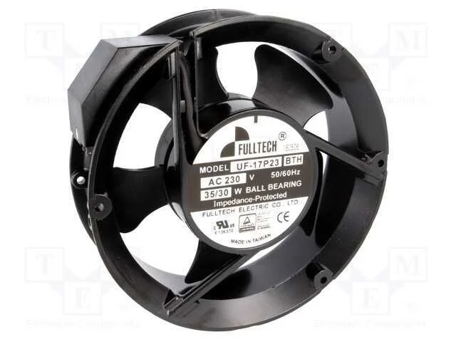 Ventilador: Ac, Transversal, 230vac, 172x172x51mm, 289m3/H, 49dba