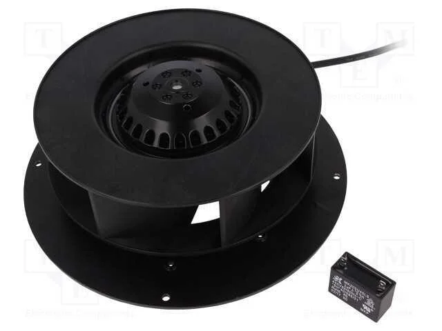 Ventilador: AC, radial, 230VAC, 235x87mm, 390m3/h.
