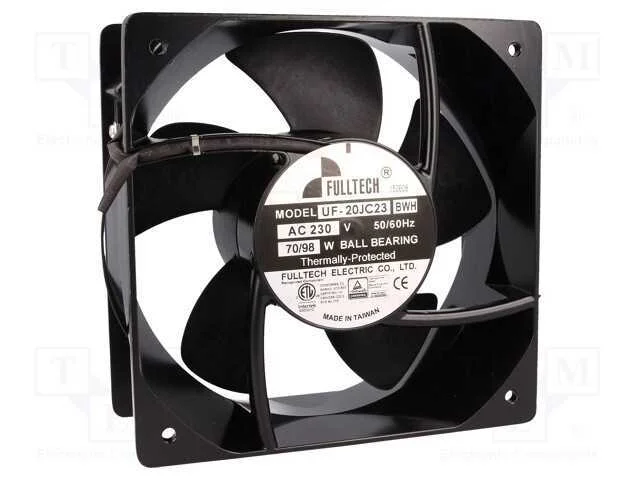 Ventilador: Ac, Transversal, 230vac, 205x205x90mm, 1020m3/H, 67dba