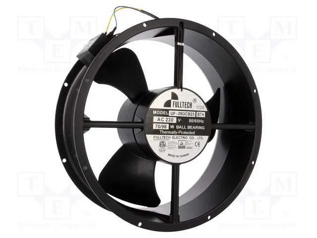 Ventilador: AC, transversal, 230VAC, 254x89mm, 12.