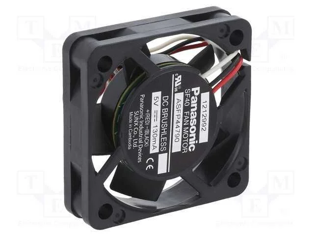Ventilador: Dc, Transversal, 5vdc, 40x40x10mm, 8,.