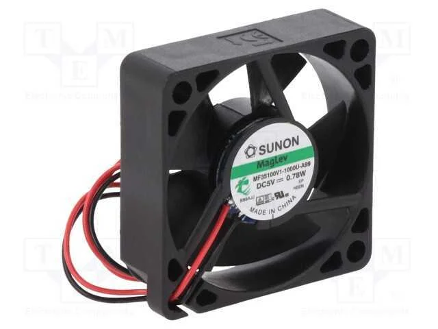 Ventilador: DC, transversal, 5VDC, 35x35x10mm, 12.