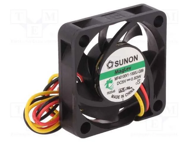 Ventilador: DC, transversal, 5VDC, 40x40x10mm, 13.