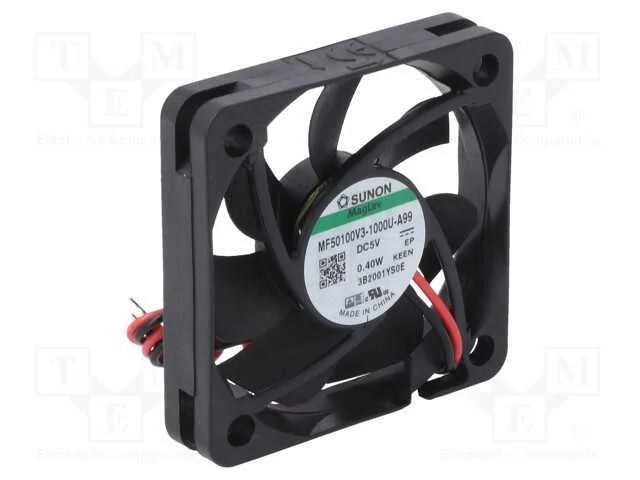 Ventilador: DC, transversal, 5VDC, 50x50x10mm, 14.