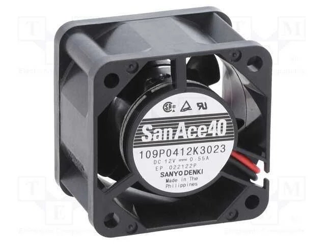 Ventilador: Dc, Transversal, 12vdc, 40x40x28mm, 35,4m3/H, 50dba