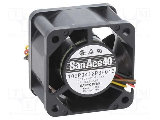 Ventilador: Dc, Transversal, 12vdc, 40x40x28mm, 19,2m3/H, 37dba