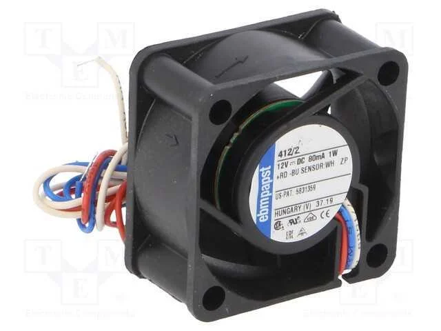 Ventilador: Dc, Transversal, 12vdc, 40x40x20mm, 10m3/H, 18dba