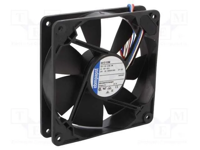 Ventilador: Dc, Transversal, 12vdc, 119x119x25mm, 168m3/H, 43dba