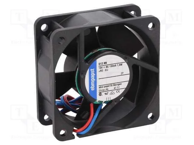 Ventilador: Dc, Transversal, 12vdc, 60x60x25mm, 42m3/H, 35dba
