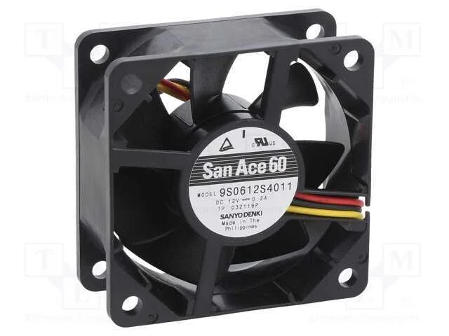 Ventilador: Dc, Transversal, 12vdc, 60x60x25mm, 44,4m3/H, 31dba
