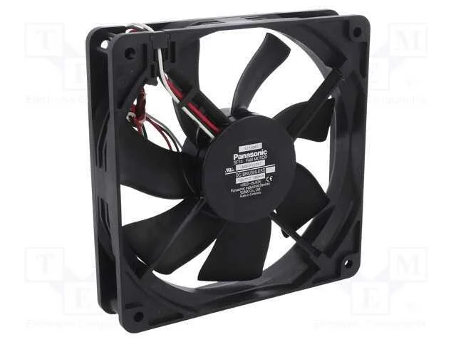 Ventilador: Dc, Transversal, 12vdc, 120x120x25mm, 155m3/H, 37dba
