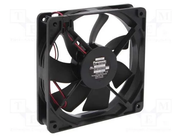 Ventilador: Dc, Transversal, 12vdc, 120x120x25mm, 155m3/H, 37dba