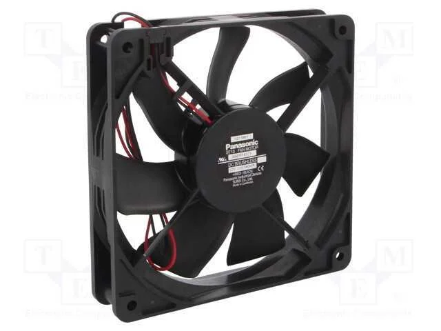 Ventilador: Dc, Transversal, 12vdc, 120x120x25mm, 98m3/H, 26,5dba