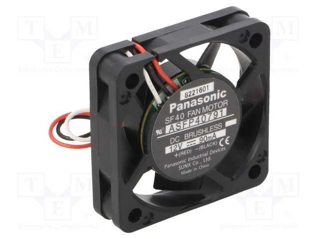 Ventilador: Dc, Transversal, 12vdc, 40x40x10mm, 11,4m3/H, 29,5dba