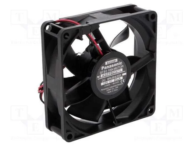 Ventilador: Dc, Transversal, 12vdc, 80x80x25mm, 5.