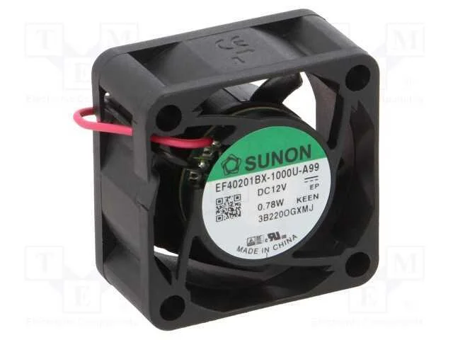 Ventilador: Dc, Transversal, 12vdc, 40x40x20mm, 18,7m3/H, 28,5dba