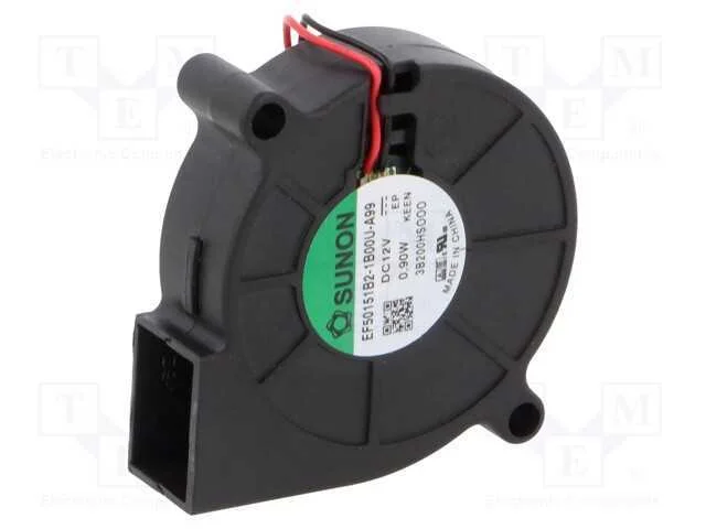 Ventilador: Dc, Blower, 12vdc, 51,6x51,7x15mm, 5,94m3/H, 34dba