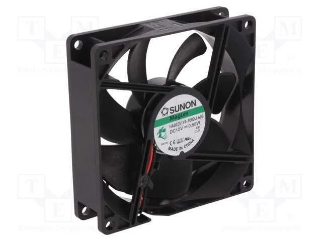 Ventilador: Dc, Transversal, 12vdc, 92x92x25mm, 47,97m3/H, 17,7dba