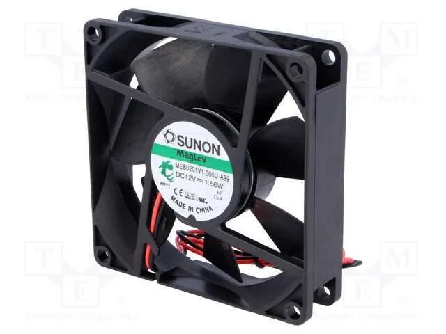 Ventilador: Dc, Transversal, 12vdc, 80x80x20mm, 61m3/H, 38dba, Vapo