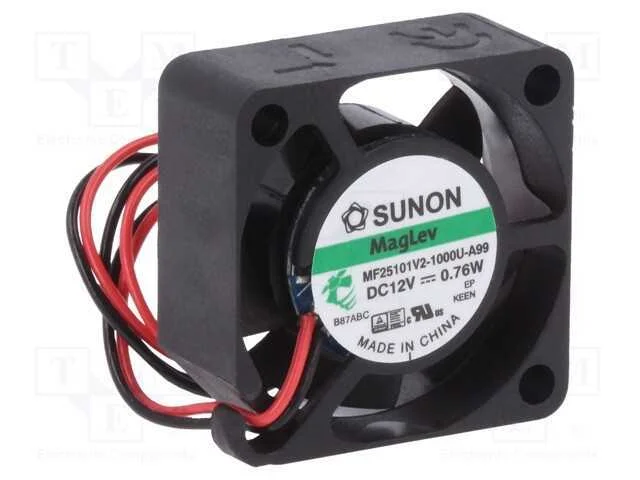 Ventilador: Dc, Transversal, 12vdc, 25x25x10mm, 5,07m3/H, 16dba