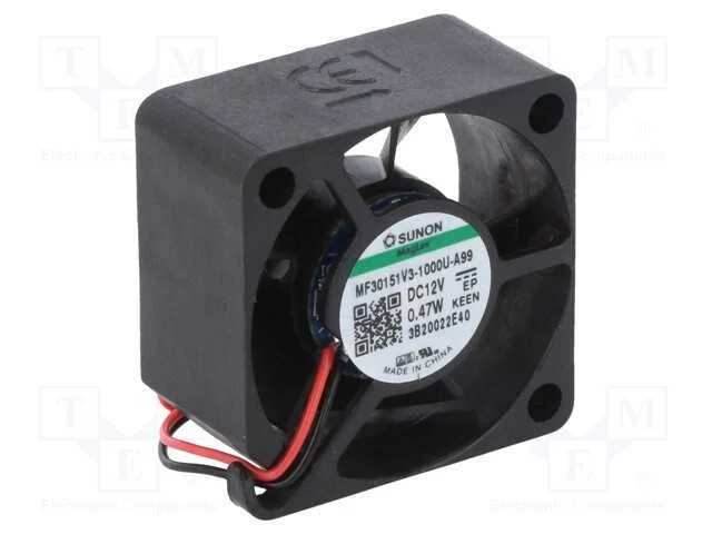 Ventilador: Dc, Transversal, 12vdc, 30x30x15mm, 4,57m3/H, Vapo