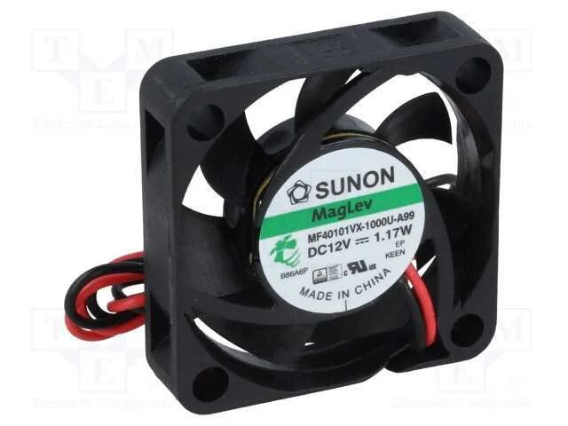 Ventilador: Dc, Transversal, 12vdc, 40x40x10mm, 16,73m3/H, 31,4dba