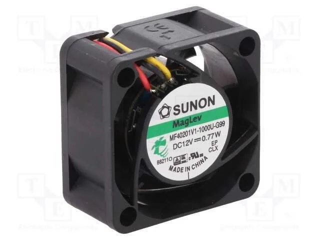 Ventilador: Dc, Transversal, 12vdc, 40x40x20mm, 15,04m3/H, 25,5dba