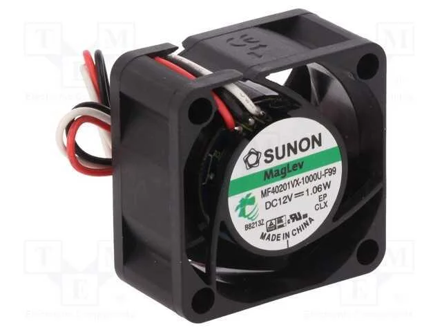 Ventilador: Dc, Transversal, 12vdc, 40x40x20mm, 18,25m3/H, 27,5dba