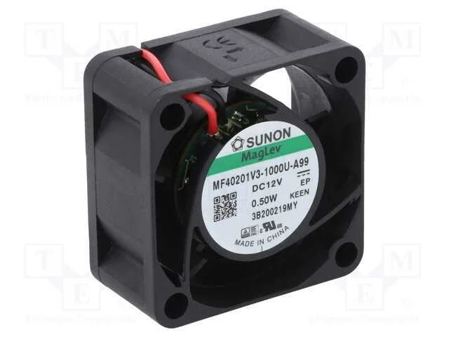 Ventilador: Dc, Transversal, 12vdc, 40x40x20mm, 10,69m3/H, 16,5dba