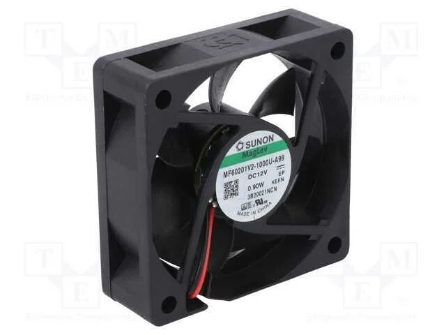 Ventilador: Dc, Transversal, 12vdc, 60x60x20mm, 32,26m3/H, 28dba