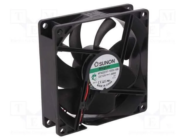 Ventilador: Dc, Transversal, 12vdc, 92x92x25mm, 87,04m3/H, 34dba