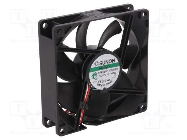 Ventilador: Dc, Transversal, 12vdc, 92x92x25mm, 87,04m3/H, 34dba