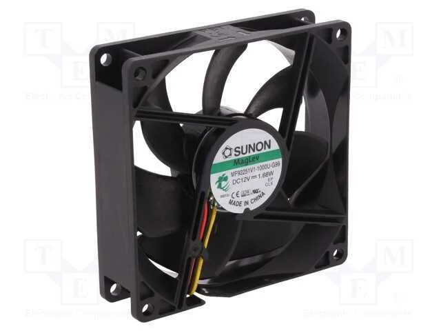 Ventilador: Dc, Transversal, 12vdc, 92x92x25mm, 87,04m3/H, 34dba