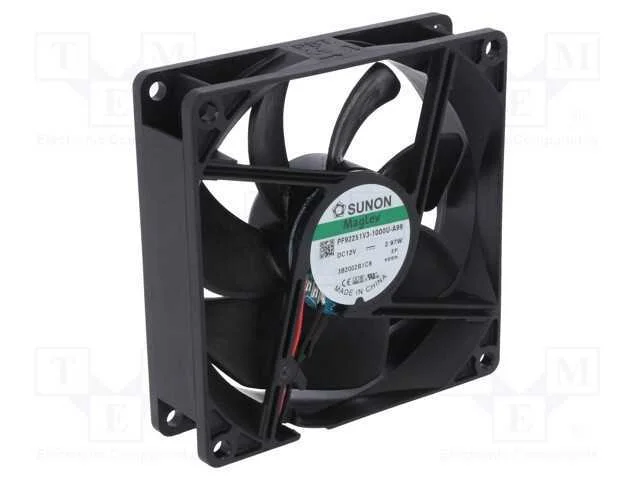 Ventilador: Dc, Transversal, 12vdc, 92x92x25mm, 110,4m3/H, 41,6dba