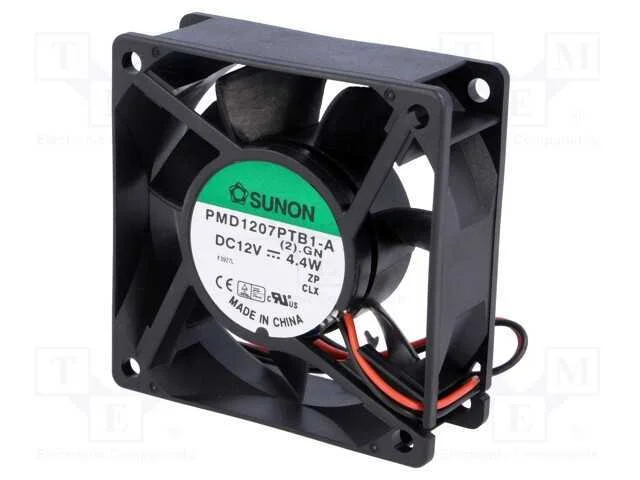 Ventilador: Dc, Transversal, 12vdc, 70x70x25mm, 83,25m3/H, 45dba