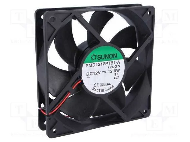 Ventilador: Dc, Transversal, 12vdc, 120x120x25mm, 254,84m3/H