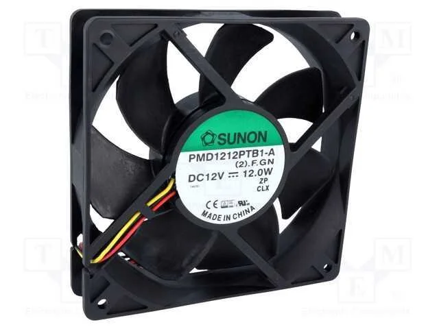 Ventilador: Dc, Transversal, 12vdc, 120x120x25mm, 254,84m3/H