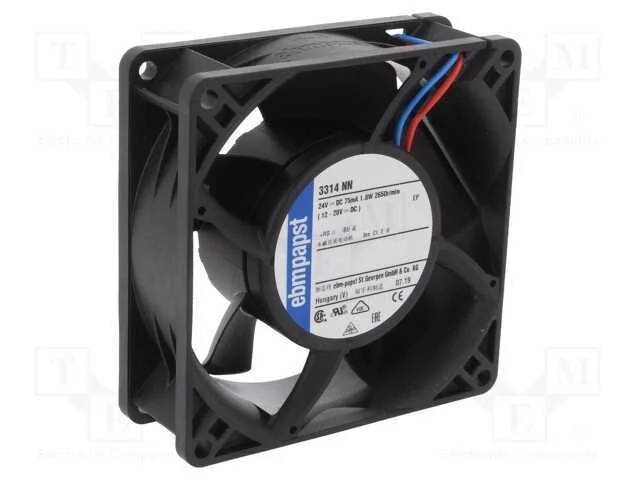 Ventilador: DC, transversal, 24VDC, 92x92x32mm, 8.