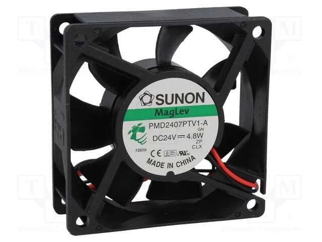 Ventilador: DC, transversal, 24VDC, 70x70x25mm, 8.