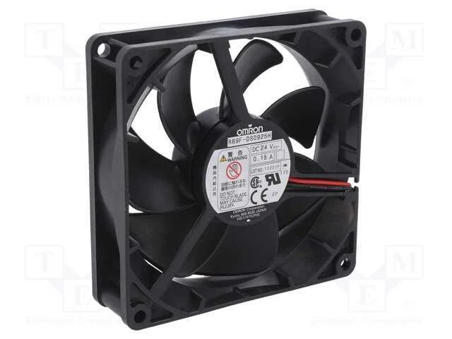 Ventilador: DC, transversal, 92x92x25mm, 99,6m3/h.