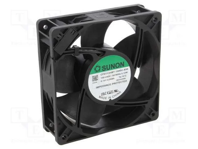 Ventilador: EC, transversal, 230VAC, 120x120x38mm.