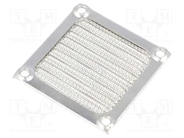 Capa, Metal, 60x60mm, Parafuso, com Tela Emi, A: 60mm, B: 50mm