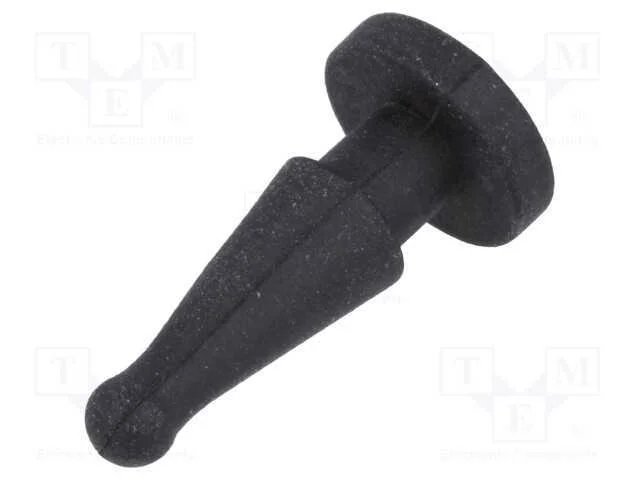 Conectores para Ventiladores e Capas, Aber.Mont: 5mm, Preta