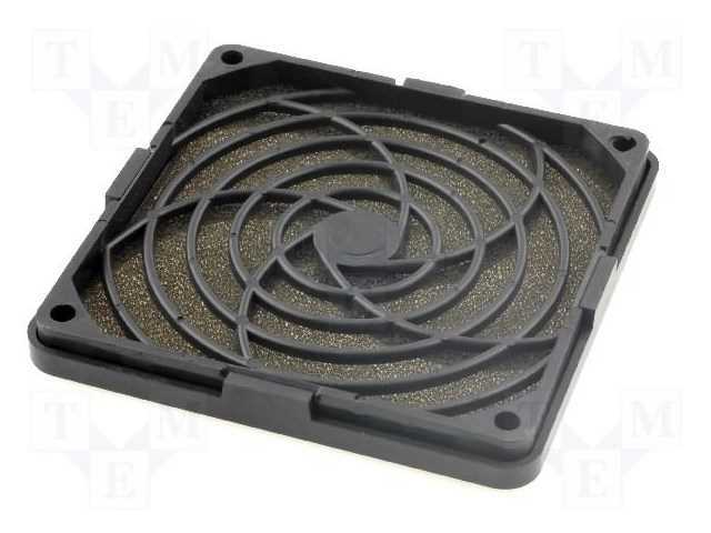 Capa, plástico, 92x92mm, trava,parafuso, com filt.