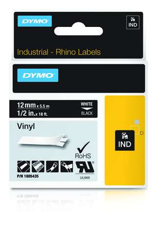 Dymo 1805435 Etiquetadora Branco Sobre Preto