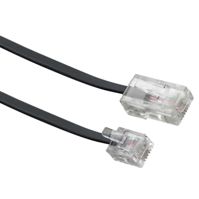 Schwaiger Modem-Kabel Rj11 6p2c -> Rj45 8p2c 3m Schwarz