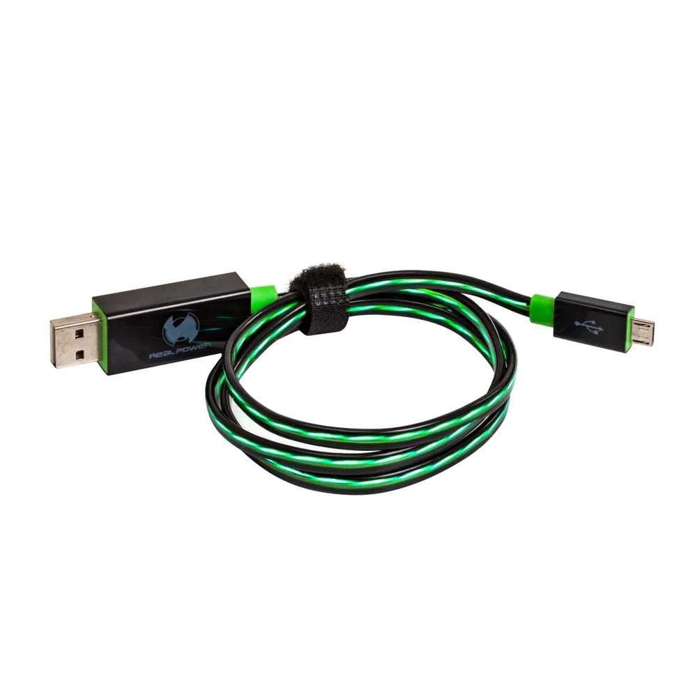 Realpower Usb A/Micro-Usb B 0.75m Cabo Usb 0,75 M.